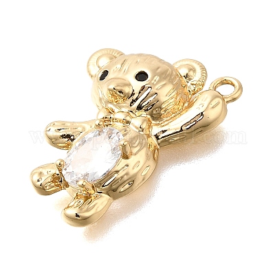 Латунные микро проложить кубического циркония подвески KK-U061-24G-1