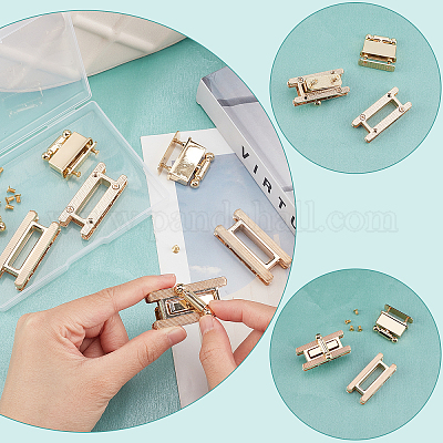 Shop WADORN 4 Sets Purse Turn Lock Clasp for Jewelry Making