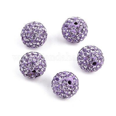 Бусины с класс А стразами RB-B027-3-1