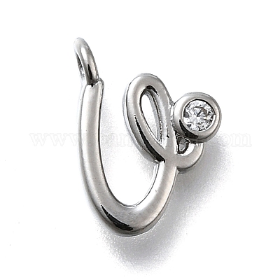 Латунные микро проложить кубического циркония подвески KK-B132-12P-U-1