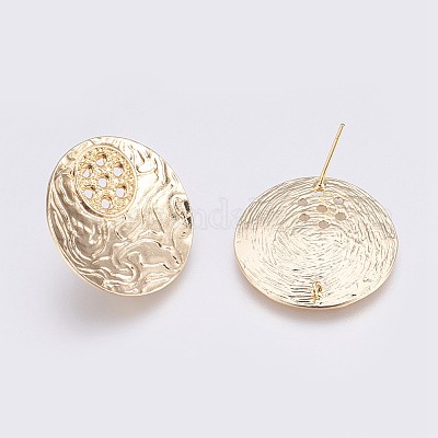 Латунные серьги KK-I622-23G-NF-1