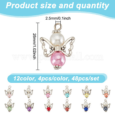 Подвески из акрила и сплава PALLOY-HY00029-1