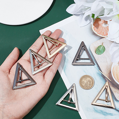 6 шт. пряжки из цинкового сплава 3 цветов FIND-WR0007-58-1