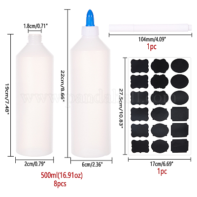 Наборы бутылочек для хранения пигментов своими руками DIY-PH0027-12-1