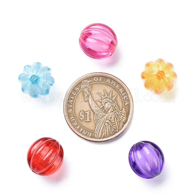 Perles en acrylique transparente&nbsp;TACR-S089-12mm-M-1