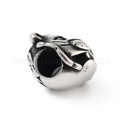 Европейские бусины из нержавеющей стали 304 STAS-I205-01AS-1