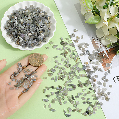 500 г натуральных бусин лабрадорита G-SP0001-05-1