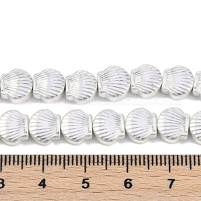 Гальванические нити из синтетических немагнитных гематитовых бусин G-C156-06S-1