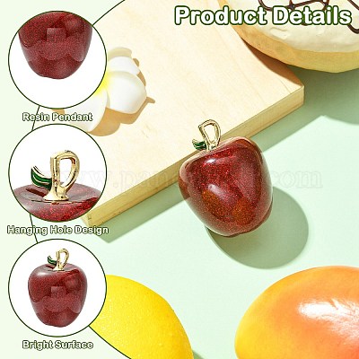 Большие подвески из непрозрачной смолы RESI-CJC0004-05G-1