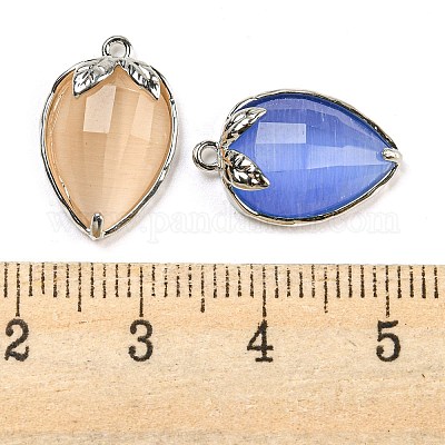 Ограненные подвески из смешанных натуральных и синтетических драгоценных камней G-M431-06P-B-1