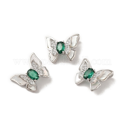 Латунные микро проложить кубического циркония подвески KK-I703-09P-1