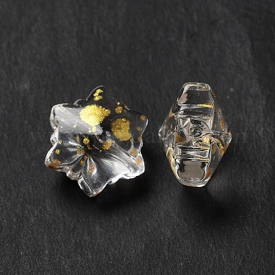 Прозрачные стеклянные бусины GLAA-B007-01G-1