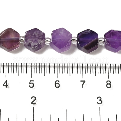 Natürlichen Amethyst Perlen Stränge&nbsp;G-P534-A13-01-1
