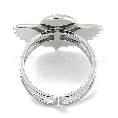 Кольца-манжеты из синтетической бирюзы из нержавеющей стали 304 G-Z056-02P-04-1