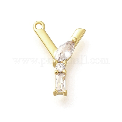 Латунные микро проложить кубического циркония подвески KK-M310-01G-25-1
