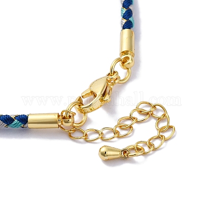 Изготовление плетеных браслетов из полиэфирного шнура MAK-Z003-01G-03-1