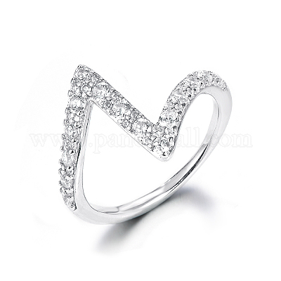 925 перстень из стерлингового серебра с паве из кубических цирконий HQ6216-5-1