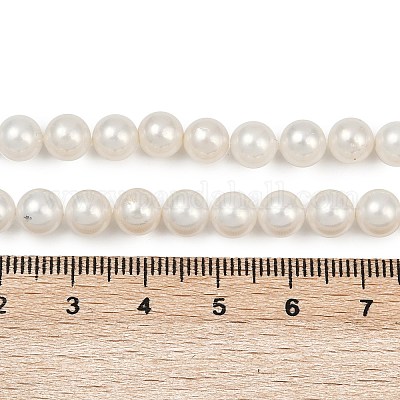 Полированные оболочки жемчужина круглый бисер нитей PEAR-XCP0001-11-1