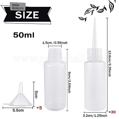 Наборы пластиковых бутылок с клеем DIY-BC0002-49-1