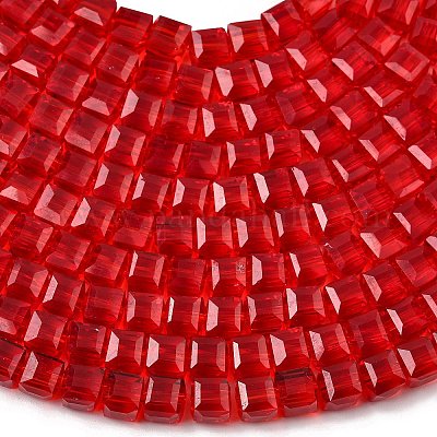 Стеклянные бусины&nbsp;GLAA-R041-6x6mm-03-1