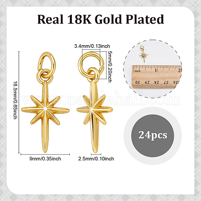 24шт латунные подвески&nbsp;KK-ME0003-70-1