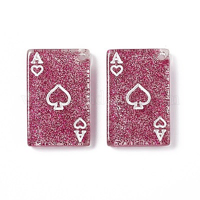 Прозрачные смоляные подвески RESI-I047-02A-1