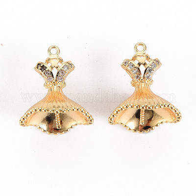 Латунный микро-паве прозрачный кубический цирконий KK-S356-279-NF-1