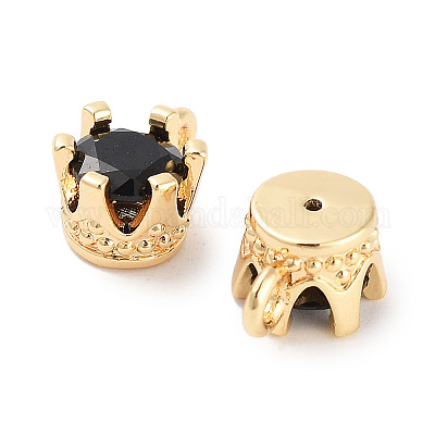 Латунные микро проложить кубического циркония подвески KK-C051-39G-05-1