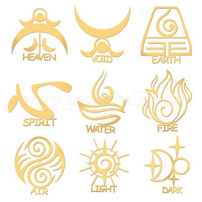 Никелевые декоративные наклейки DIY-WH0450-045-1