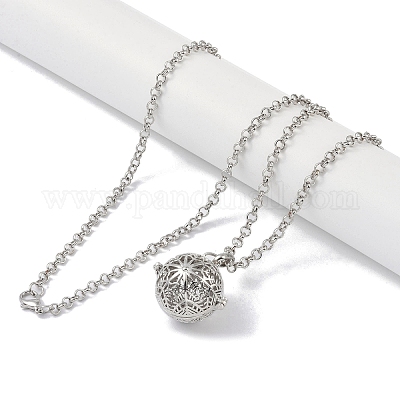 Латунь подвесные ожерелья NJEW-G089-15B-P-1