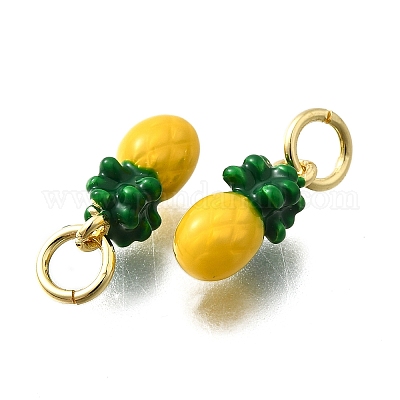 Латунь эмаль подвески KK-P295-12G-1