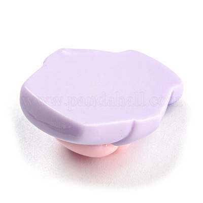 Кабошоны из непрозрачной смолы на тему свиньи RESI-C042-03A-1