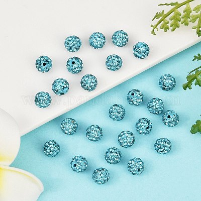 Бусины со стразами&nbsp;RB-H284-6MM-Half-202-1