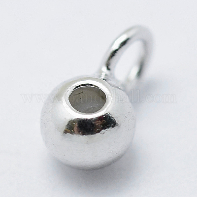 Sterling Silver Bead Stopper Bail with 2.5mm Hole