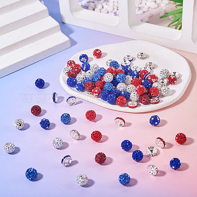 175 шт. 11 вида бусин в виде диско-шара RB-TA0001-23-1