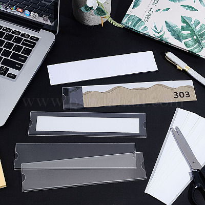 Самоклеящаяся акриловая рамка для настенного держателя знака FIND-WH0435-08-1