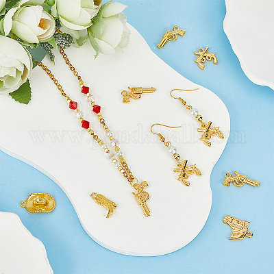 60шт. 6 стиля подвески из сплава в тибетском стиле FIND-SC0010-51-1