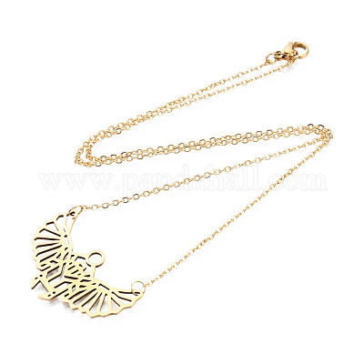 201 подвеска из нержавеющей стали NJEW-T009-JN055-2-40-1