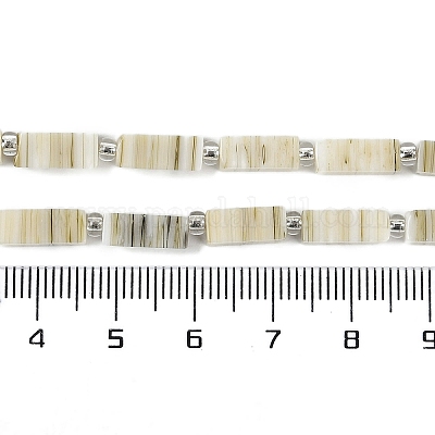 Бусы лэмпворк ручной работы LAMP-Q037-01B-06-1