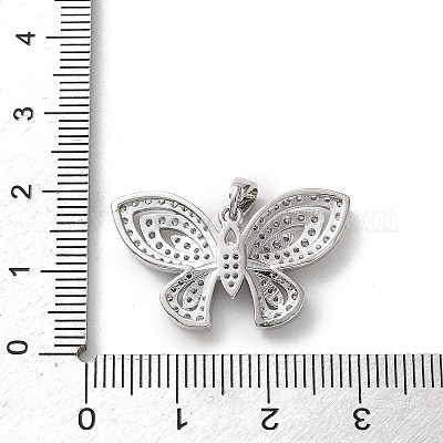 Латунные микро проложить кубического циркония подвески KK-P320-03A-P-1