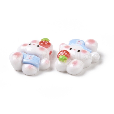 Непрозрачные кабошоны из смолы RESI-I037-06B-1