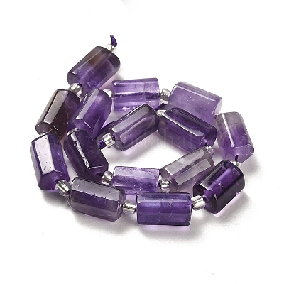 Natürlichen Amethyst Perlen Stränge&nbsp;G-N327-06-18-1
