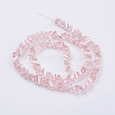 Стеклянные бусины с гальваническим покрытием  X-EGLA-J146-6mm-AB02-1