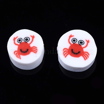 Бусины из полимерной глины  CLAY-N007-005-08-1