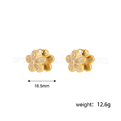 Серьги-кольца из нержавеющей стали 304 LR0799-4-1