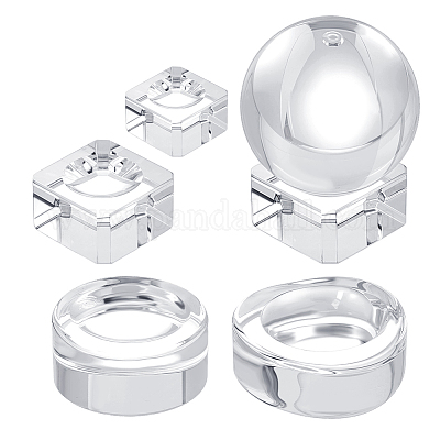 5шт. 5-х стилистический держатель для стеклянного хрустального шара AJEW-PH0006-59-1