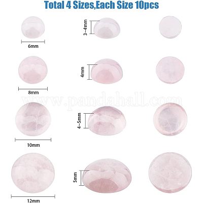 Природного розового кварца кабошонов G-GA0001-05-1