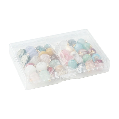 38шт 19 цвета акриловые подвески MACR-FS0001-80-1