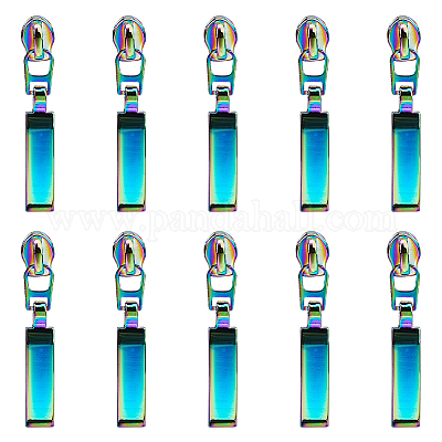 14 шт. прямоугольные сменные бегунки из цинкового сплава № 5 FIND-GF0005-70B-1