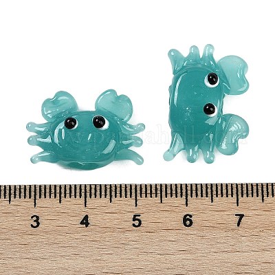 Бусины лэмпворк  LAMP-Q031-018K-1